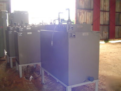 5 diesel tanks with rupture basins ul approved