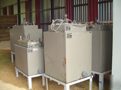 5 diesel tanks with rupture basins ul approved