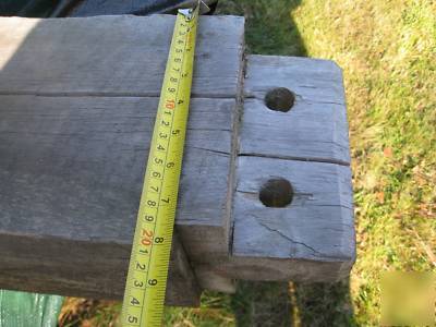 Antique barn disassembled, beautiful beams