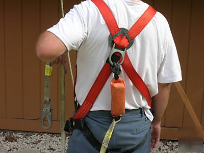 Buckingham comm. full body harness with safety lanyard 