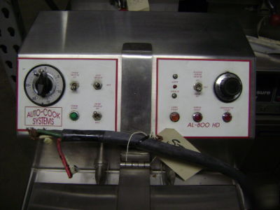 Auto cook systems low pressure fryer al-800 hd