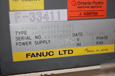 Fanuc arcmate 100I RJ2 lincoln mig welding robot 6 axis