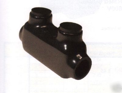 Insulated rugged in-line splice for 750MCM - 250MCM 