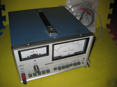 Leader lfm-39A wow and flutter meter audio and video 
