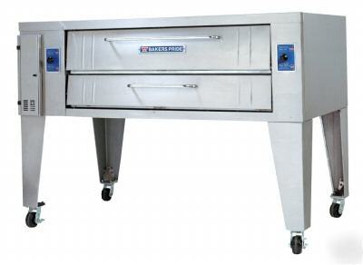 New baker's pride y-600 deck pizza oven- great price + +