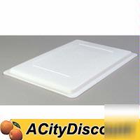 New carlisle 6EA. white commercial food storage lids