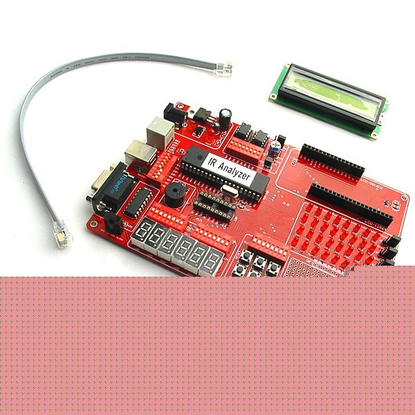 New pic development board kit lcd 6 pin DS18B20 micro 