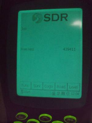 Sokkia SDR8100 data collector 64MB warranty sdr 8100