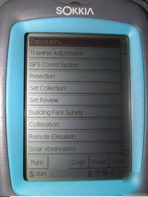 Sokkia SDR8100 data collector 64MB warranty sdr 8100