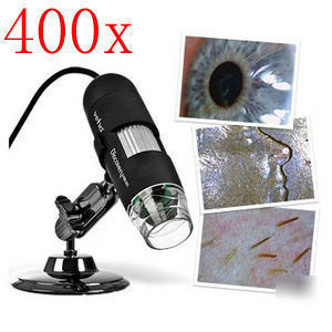 Usb digital microscope 1.3 mega pixel video camera 400X