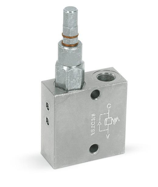 Hydraulic direct acting sequence valve 1/2