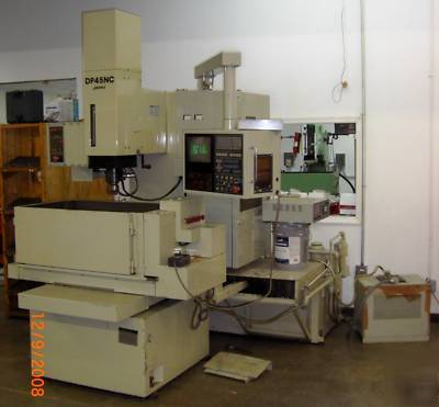 Japax model DP45NC cnc sinker edm, 8 electrode changer