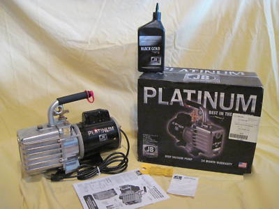 Jb dv-285N vacuum pump, platinum, 1/2HP, 2STAGE, / 