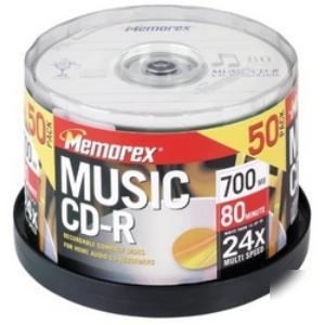 Memorex 05500 -50PK cdr media 700MB 80MIN
