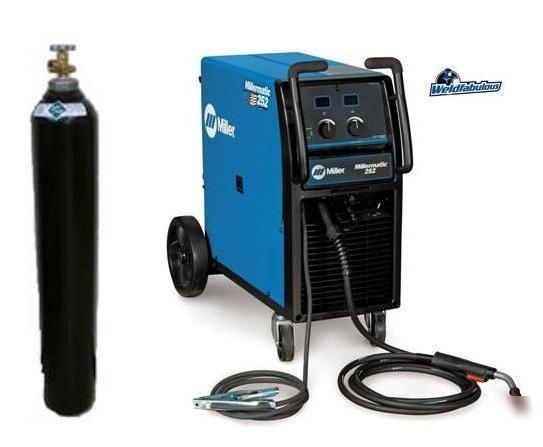 Miller millermatic 252 907321 mig welder & 125 cylinder