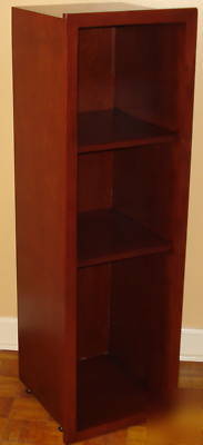New wood towel box book case alcove shelf unit 