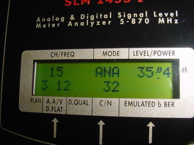 Nice sencore slm 1453 i ingress tilt signal level meter