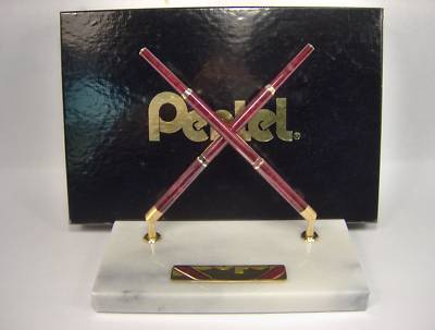 Pentel classic desk pen set #rds-bx writing instrument