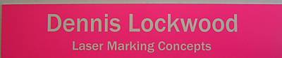 Personalized hot pink name plate door nameplate office