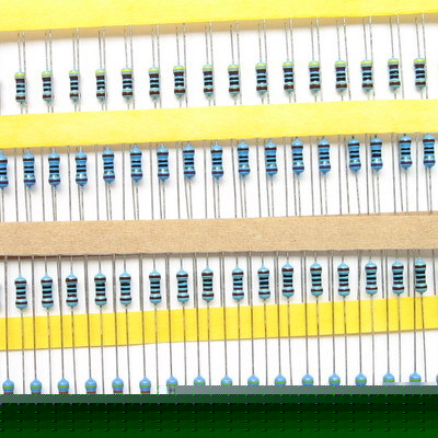 1/4W metal film resistor kit 1% 1R-10MR 1000PC rohs