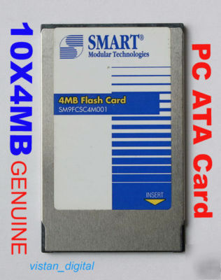 10 x 4MB ata pc sharp industrial flash memory card