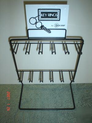 12 hook front facing display rack- free standing