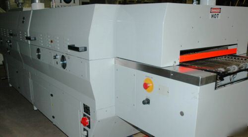 Abw manix reflow oven tsc-1210 12 zone with pin rail