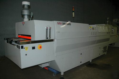 Abw manix reflow oven tsc-1210 12 zone with pin rail