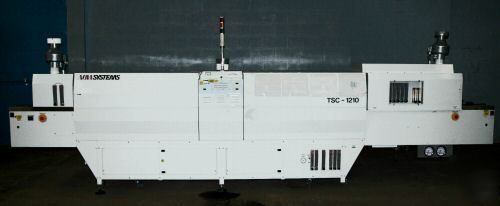 Abw manix reflow oven tsc-1210 12 zone with pin rail