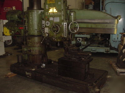 Carlton radial drill 5' arm 13