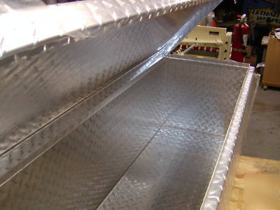 Diamond plate tool box chest dock box truck tool box