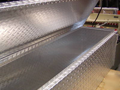 Diamond plate tool box chest dock box truck tool box