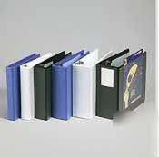 Economy d-ring view binder with sheet lifter, black, 4