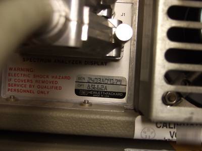 Hp 8566B in cal tested 