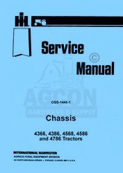 International 4586 4786 tractor chassis service manual 