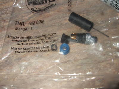 Lot of 10: festo 3PIN pico connector, male tnr:192 009