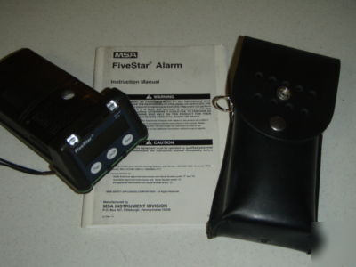 Msa five star gas monitors, 3 monitors with one charger