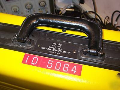 Narda loral 8850 3 khz to 110 mhz induced current meter