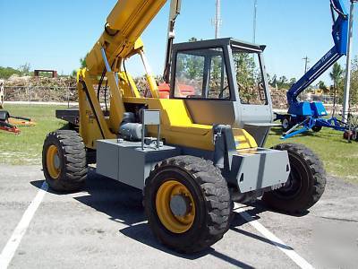 New gehl RS5 forklift,34' height, lifts 6000 lbs, tires