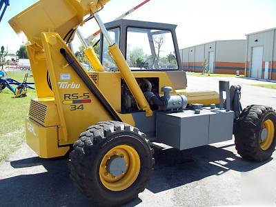 New gehl RS5 forklift,34' height, lifts 6000 lbs, tires