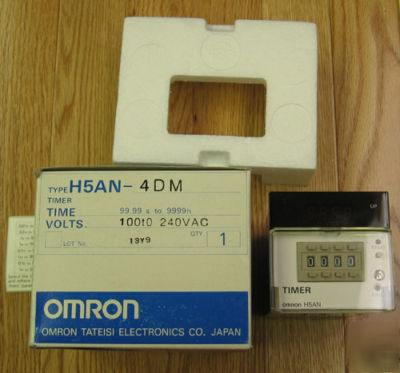 New omron H5AN-4DM-AC100-240 digital timer relay 