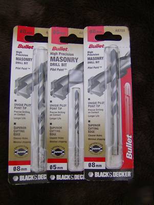 New piranha bullet drill bits 8MM & 5MM 