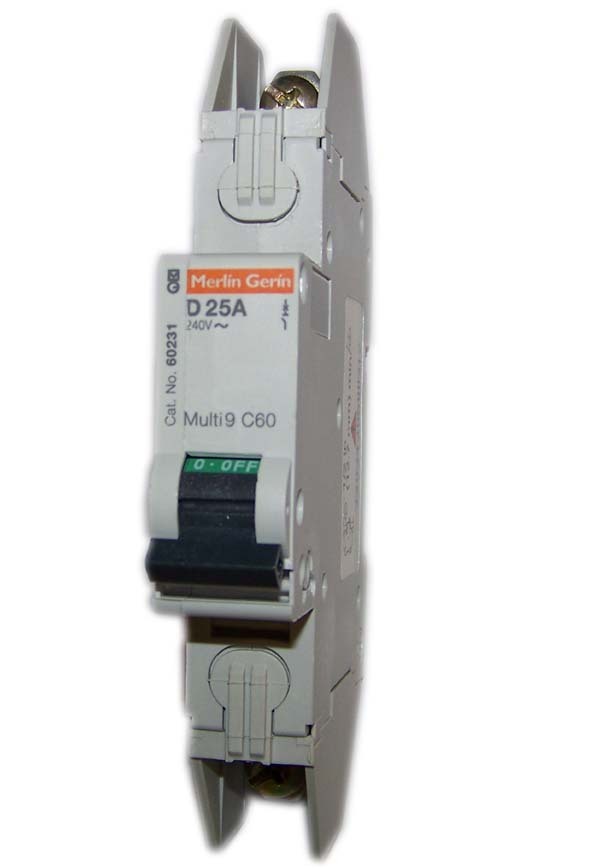 New square d C60 merlin gerin circuit breaker 25 amp 1P