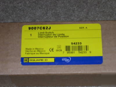 New square d limit switch class 9007 type c~ 9007C62J ~ 