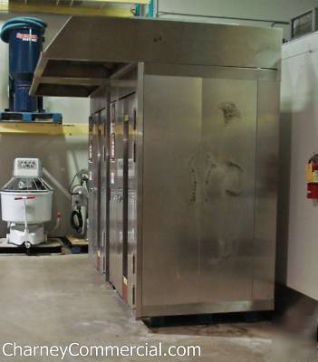 Spartan gas rack oven roll in single bakery dough pizza