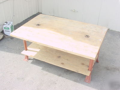Workshop tables (wood top)