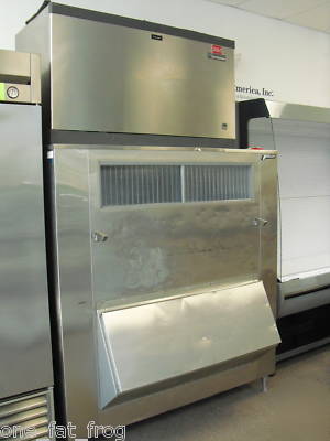 Used scotsman 1600# ice maker machine huge bin fl