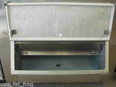 Used scotsman 1600# ice maker machine huge bin fl
