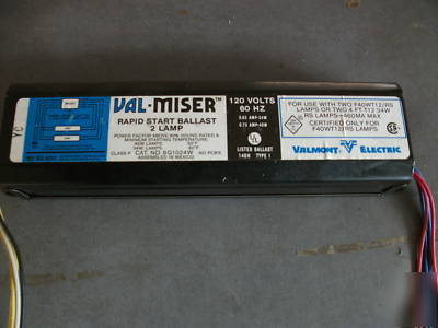 Valmont rapid start 2 lamp ballast 8G1024W lot of 17