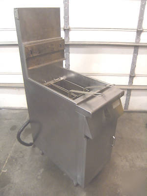 Wolf fryer 35 lbs model no. ss wtf-42-s. natural gas